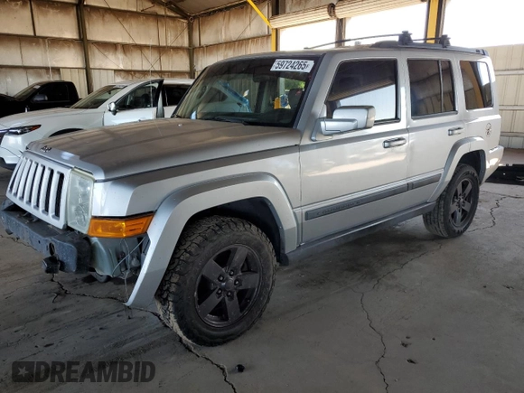 2006 Jeep Commander с VIN 1J8HH48K66C130177, выставлен на аукционе Copart как лот 59724265 с пробегом 151 228 миль миль и Списание • Salvage title. История ставок и продаж доступна на DreamBid. Изображение 1.