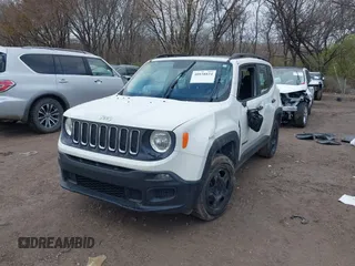 2015 Jeep Renegade Sport with VIN ZACCJBATXFPC42229, listed as a IAAI auction lot 40938824 with 136,649 mi miles and . Bid and sale history available at DreamBid. Image 2.