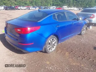 2015 Kia Optima SX Turbo with VIN 5XXGR4A68FG447228, listed as a IAAI auction lot 42308294 with 191,802 mi miles and . Bid and sale history available at DreamBid. Image 4.
