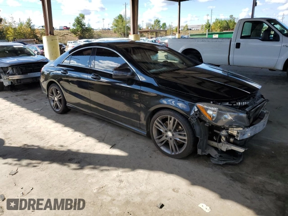 2015 Mercedes-Benz CLA 250 with VIN WDDSJ4EBXFN254033, listed as a Copart auction lot 71791633 with 185,399 mi miles and . Bid and sale history available at DreamBid. Image 4.