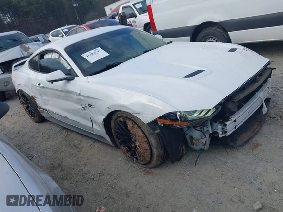 2018 Ford Mustang GT with VIN 1FA6P8CF2J5142140, listed as a IAAI auction lot 41488507 with 87,507 mi miles and . Bid and sale history available at DreamBid. Image 1.