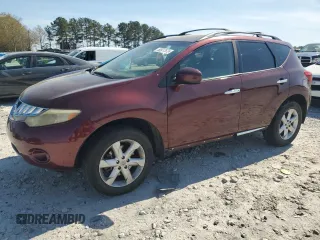 2009 Nissan Murano S with VIN JN8AZ18W89W104047, listed as a Copart auction lot 50977575 with 166,442 mi miles and Salvage Title. Bid and sale history available at carsss.com. Image 1.