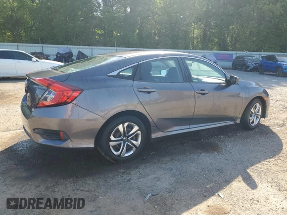 2016 Honda Civic LX with VIN 19XFC2F59GE000676, listed as a Copart auction lot 52915665 with 52,891 mi miles and Salvage Title. Bid and sale history available at carsss.com. Image 3.
