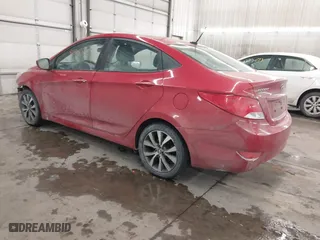 2017 Hyundai Accent SE with VIN KMHCT4AE7HU282529, listed as a IAAI auction lot 41528574 with 87,057 mi miles. Bid and sale history available at carsss.com. Image 3.