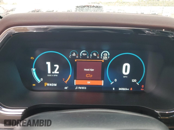 2022 Ford F-150 XL with VIN 1FTFW1E83NFC11064, listed as a Copart auction lot 54583745 with 34,722 mi miles and Salvage Title. Bid and sale history available at DreamBid. Image 9.