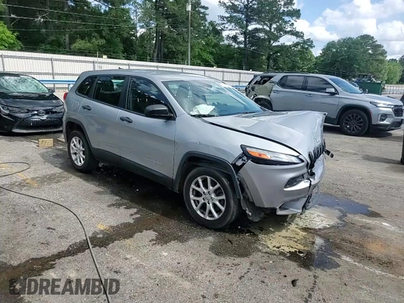 2015 Jeep Cherokee Sport with VIN 1C4PJLAB7FW536303, listed as a Copart auction lot 56233885 with 150,883 mi miles and Salvage title. Bid and sale history available at DreamBid. Image 14.