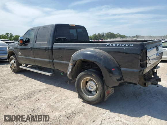 2015 Ford F-350 Lariat with VIN 1FT8W3DT1FEC78179, listed as a Copart auction lot 56387975 with 221,280 mi miles and Salvage title. Bid and sale history available at DreamBid. Image 2.