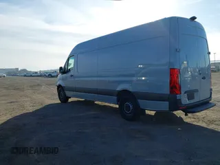 2024 Mercedes-Benz Sprinter Cargo with VIN W1Y4NCHY1RT165996, listed as a IAAI auction lot 41181444 with 5,696 mi miles. Bid and sale history available at carsss.com. Image 3.