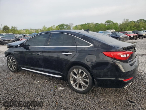 2015 Hyundai Sonata Limited z VIN 5NPE34AB1FH175177, wystawiony jako Copart lot #53101545 z przebiegiem 148 816 mil mil oraz Szkoda całkowita • Salvage title. Historia ofert i sprzedaży dostępna na DreamBid. Obrazek 2.