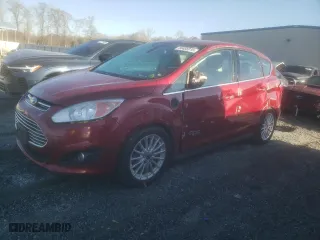 2013 Ford C-Max Energi SEL with VIN 1FADP5CU6DL547390, listed as a Copart auction lot 50466915 with 111,104 mi miles and Salvage Title. Bid and sale history available at carsss.com. Image 1.