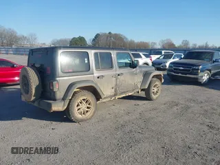 2024 Jeep Wrangler Sport with VIN 1C4PJXKN3RW291391, listed as a IAAI auction lot 41611728 with 17,155 mi miles and . Bid and sale history available at DreamBid. Image 4.