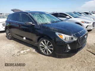 2018 Hyundai Elantra GT with VIN KMHH35LE0JU071557, listed as a Copart auction lot 74634034 with 35,238 mi miles and Non Repairable. Bid and sale history available at carsss.com. Image 4.