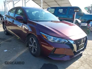 2020 Nissan Sentra SV z VIN 3N1AB8CV4LY258488, wystawiony jako IAAI lot #41979442 z przebiegiem 34 088 mil mil oraz . Historia ofert i sprzedaży dostępna na DreamBid. Obrazek 1.
