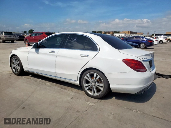 2016 Mercedes-Benz C 300 with VIN 55SWF4JB1GU167929, listed as a Copart auction lot 62171685 with 214,907 mi miles and Clean title. Bid and sale history available at DreamBid. Image 2.