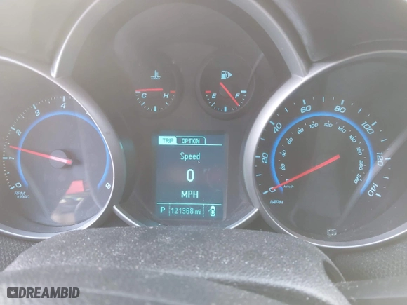 2015 Chevrolet Cruze LT with VIN 1G1PE5SB3F7199694, listed as a IAAI auction lot 41621606 with 121,368 mi miles. Bid and sale history available at carsss.com. Image 7.