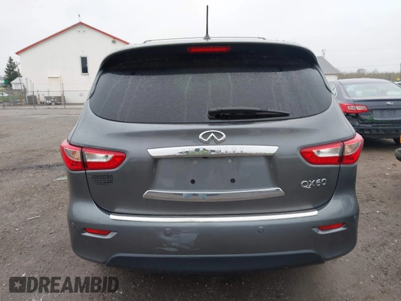 2015 Infiniti QX60 with VIN 5N1AL0MMXFC532738, listed as a IAAI auction lot 41995957 with 155,495 mi miles. Bid and sale history available at carsss.com. Image 16.