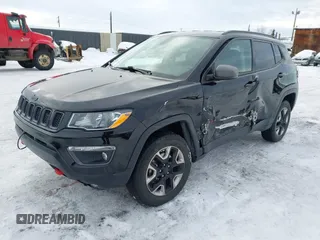 2018 Jeep Compass Trailhawk with VIN 3C4NJDDB3JT450932, listed as a IAAI auction lot 41616316 with 107,198 mi miles and . Bid and sale history available at DreamBid. Image 17.