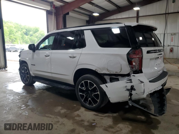 2023 Chevrolet Tahoe RST with VIN 1GNSKRKD9PR540015, listed as a Copart auction lot 58084495 with 23,815 mi miles and Salvage title. Bid and sale history available at DreamBid. Image 2.