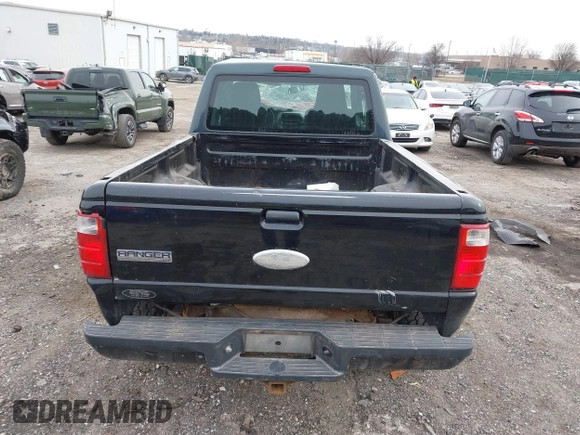 2005 Ford Ranger XL with VIN 1FTYR15E85PA55832, listed as a IAAI auction lot 41617377 with 149,625 mi miles. Bid and sale history available at carsss.com. Image 16.