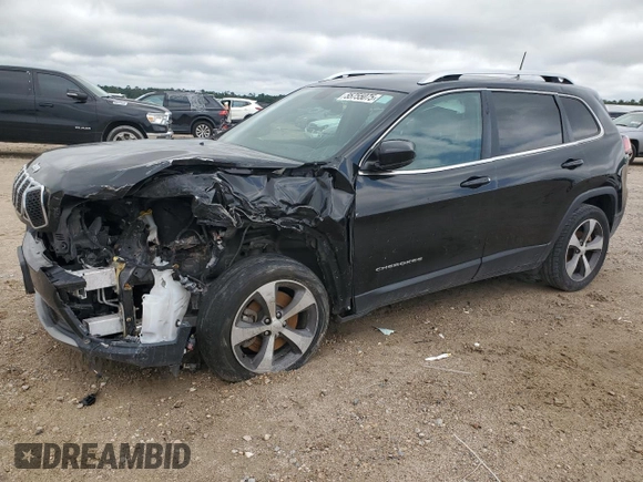 2019 Jeep Cherokee Limited with VIN 1C4PJLDB5KD415898, listed as a Copart auction lot 55755075 with 78,011 mi miles and Clean title. Bid and sale history available at DreamBid. Image 1.