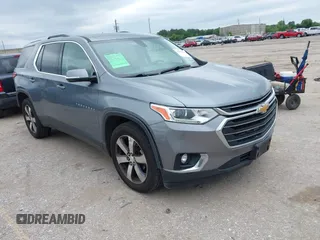 2018 Chevrolet Traverse LT z VIN 1GNERHKW3JJ135861, wystawiony jako IAAI lot #42189570 z przebiegiem 180 113 mil mil oraz . Historia ofert i sprzedaży dostępna na DreamBid. Obrazek 1.
