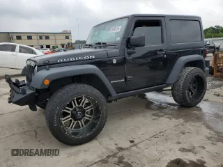 2017 Jeep Wrangler Rubicon with VIN 1C4BJWCG2HL613653, listed as a Copart auction lot 55860134 with 95,827 mi miles and Salvage title. Bid and sale history available at DreamBid. Image 1.