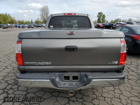 2006 Toyota Tundra SR5 with VIN 5TBET34136S543147, listed as a Copart auction lot 52464425 with 215,966 mi miles and Salvage Title. Bid and sale history available at DreamBid. Image 6.