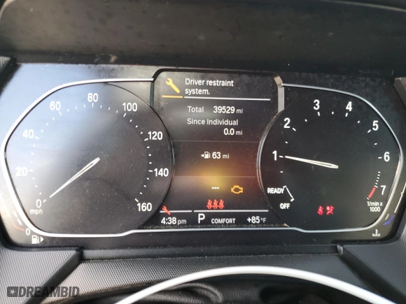 2021 BMW 2 Series 228i with VIN WBA53AK02M7H34054, listed as a Copart auction lot 78423284 with 39,529 mi miles and Salvage Title. Bid and sale history available at carsss.com. Image 9.