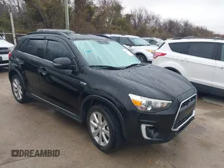 2015 Mitsubishi Outlander Sport 2.4 GT with VIN 4A4AP4AW3FE047229, listed as a IAAI auction lot 41615168 with 149,961 mi miles. Bid and sale history available at carsss.com. Image 1.