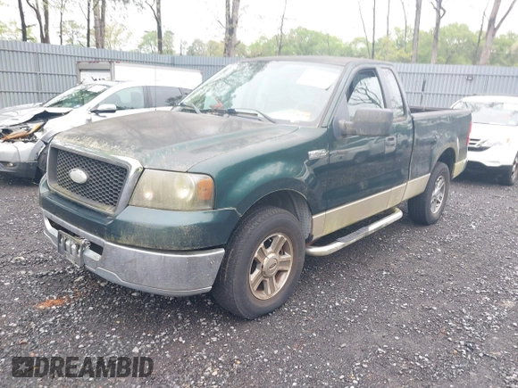2007 Ford F-150 XL with VIN 1FTRF12257NA69161, listed as a IAAI auction lot 42195807 with 122,875 mi miles. Bid and sale history available at carsss.com. Image 2.