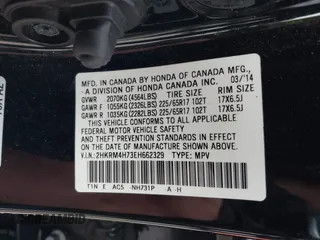 2014 Honda CR-V EX-L with VIN 2HKRM4H73EH662329, listed as a IAAI auction lot 41800191 with 212,800 mi miles. Bid and sale history available at carsss.com. Image 9.