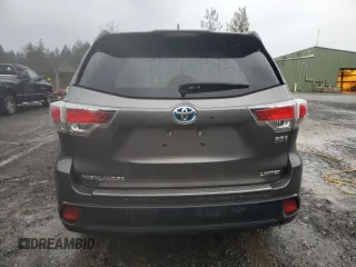 2016 Toyota Highlander Hybrid Limited with VIN 5TDDCRFHXGS020659, listed as a Copart auction lot 43476695 with 92,967 mi miles and Salvage Title. Bid and sale history available at carsss.com. Image 6.