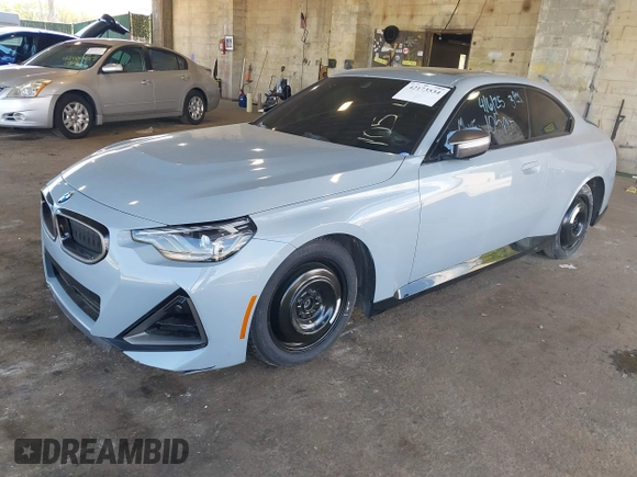 2022 BMW 2 Series M240i xDrive with VIN 3MW53CM07N8C16723, listed as a IAAI auction lot 42173534 with 26,767 mi miles and . Bid and sale history available at DreamBid. Image 21.