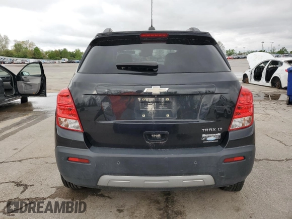 2015 Chevrolet Trax LT with VIN KL7CJLSB3FB122159, listed as a Copart auction lot 53823805 with 108,672 mi miles and Clean Title. Bid and sale history available at carsss.com. Image 6.
