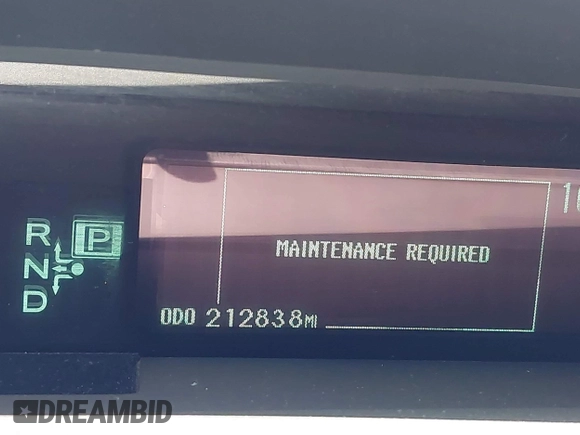 2015 Toyota Prius Four with VIN JTDKN3DU1F1986165, listed as a IAAI auction lot 42281036 with 212,838 mi miles and . Bid and sale history available at DreamBid. Image 15.