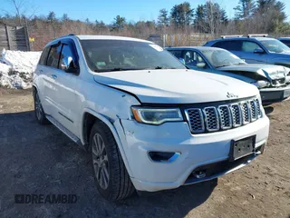 2017 Jeep Grand Cherokee Overland with VIN 1C4RJFCG5HC941289, listed as a IAAI auction lot 41406958 with 58,351 mi miles. Bid and sale history available at carsss.com. Image 1.