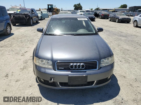 2002 Audi A4 3.0L with VIN WAULT68E82A311841, listed as a Copart auction lot 60667384 with 139,193 mi miles and Non Repairable. Bid and sale history available at carsss.com. Image 5.