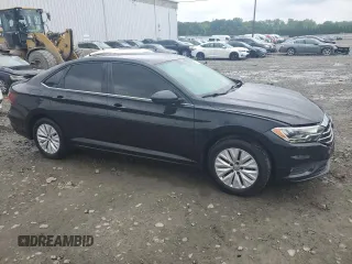 2019 Volkswagen Jetta S with VIN 3VWC57BU7KM128742, listed as a Copart auction lot 58776385 with 128,343 mi miles and Salvage title. Bid and sale history available at DreamBid. Image 4.