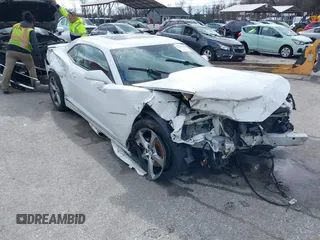 2014 Chevrolet Camaro LT with VIN 2G1FB1E36E9267615, listed as a IAAI auction lot 41741684 with 99,052 mi miles. Bid and sale history available at carsss.com. Image 1.