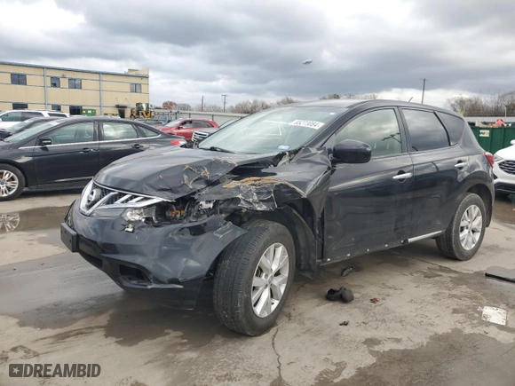 2013 Nissan Murano SV with VIN JN8AZ1MU2DW212435, listed as a Copart auction lot 85273084 with 170,020 mi miles and Salvage Title. Bid and sale history available at carsss.com. Image 1.