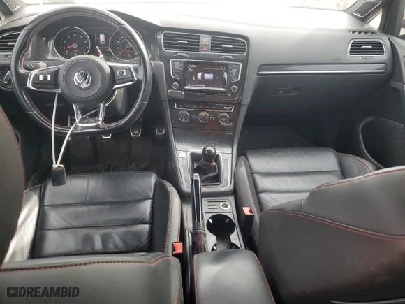 2015 Volkswagen Golf GTI Autobahn w/Performance Pkg with VIN 3VW547AU7FM049445, listed as a Copart auction lot 75041164 with 75,701 mi miles and Salvage Title. Bid and sale history available at carsss.com. Image 8.