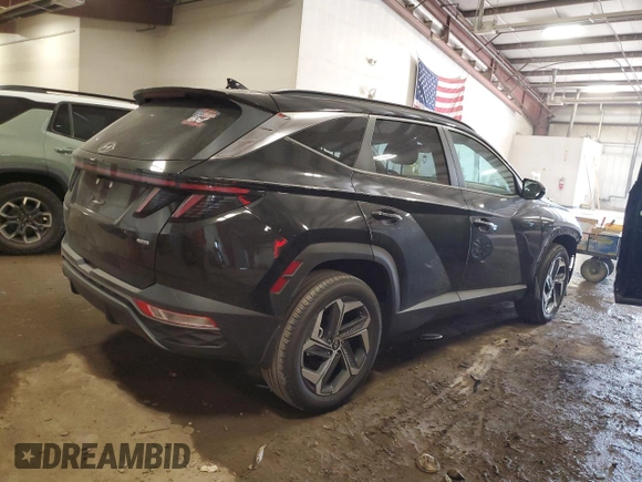 2024 Hyundai Tucson SEL z VIN 5NMJFCDE3RH378059, wystawiony jako Copart lot #54627725 z przebiegiem Nie podano mil oraz Szkoda całkowita • Salvage title. Historia ofert i sprzedaży dostępna na DreamBid. Obrazek 3.