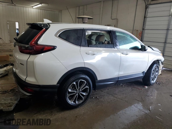 2020 Honda CR-V EX with VIN 5J6RW2H5XLL019024, listed as a Copart auction lot 45928875 with Not provided miles and Salvage title. Bid and sale history available at DreamBid. Image 3.