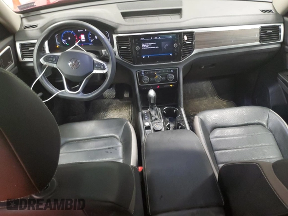 2021 Volkswagen Atlas SEL Premium with VIN 1V2TR2CA5MC542345, listed as a Copart auction lot 51845685 with 30,859 mi miles and Salvage title. Bid and sale history available at DreamBid. Image 8.