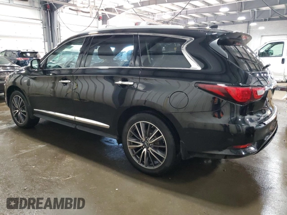 2017 Infiniti QX60 with VIN 5N1DL0MM3HC504988, listed as a Copart auction lot 87418564 with 127,047 mi miles and Salvage Title. Bid and sale history available at DreamBid. Image 2.