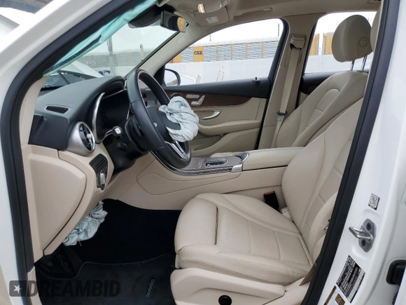 2022 Mercedes-Benz GLC 300 with VIN W1N0G8DB1NG078798, listed as a Copart auction lot 64029425 with 15,514 mi miles and Salvage title. Bid and sale history available at DreamBid. Image 7.