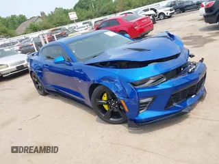 2016 Chevrolet Camaro 2SS with VIN 1G1FH1R7XG0128502, listed as a IAAI auction lot 42463110 with 75,602 mi miles and . Bid and sale history available at DreamBid. Image 1.