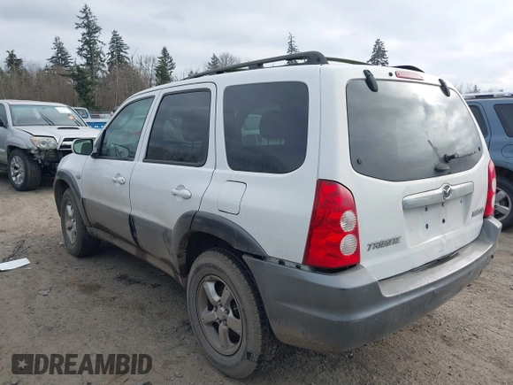 2005 Mazda Tribute LX with VIN 4F2CZ94105KM25420, listed as a IAAI auction lot 41450750 with 148,736 mi miles. Bid and sale history available at carsss.com. Image 3.