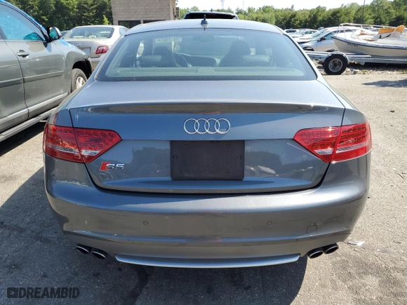 2012 Audi S5 Premium Plus with VIN WAUCVAFR3CA017364, listed as a Copart auction lot 58129814 with 111,952 mi miles and Non Repairable. Bid and sale history available at carsss.com. Image 6.