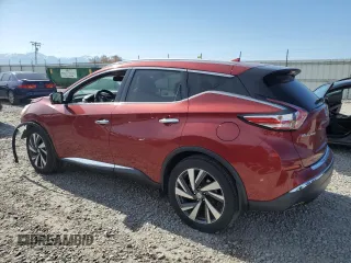 2015 Nissan Murano Platinum with VIN 5N1AZ2MH4FN284018, listed as a Copart auction lot 57793505 with 68,990 mi miles and Salvage title. Bid and sale history available at DreamBid. Image 2.